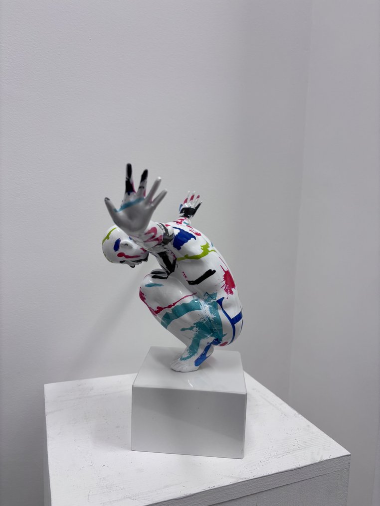 Γλυπτό, Atleta - 32 cm - Ρητίνη, Μάρμαρο #3.2