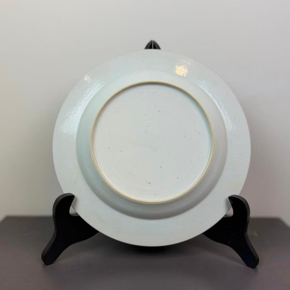 一件中国墨彩人物盘 - 瓷器 - 清朝（1644-1911） #4.3