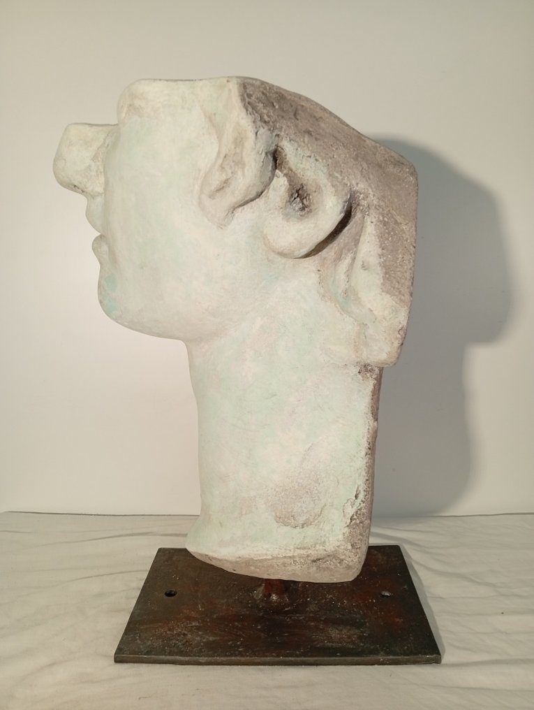 玩具人偶 - 巨人之头 - 石灰岩树脂 #1.0