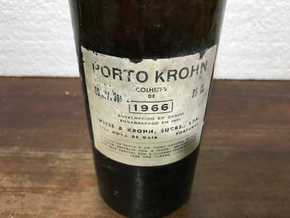1966 Krohn - Colheita Port - Embotellado en 1981 - Douro - 1 Botella (0,75 L) #1.0