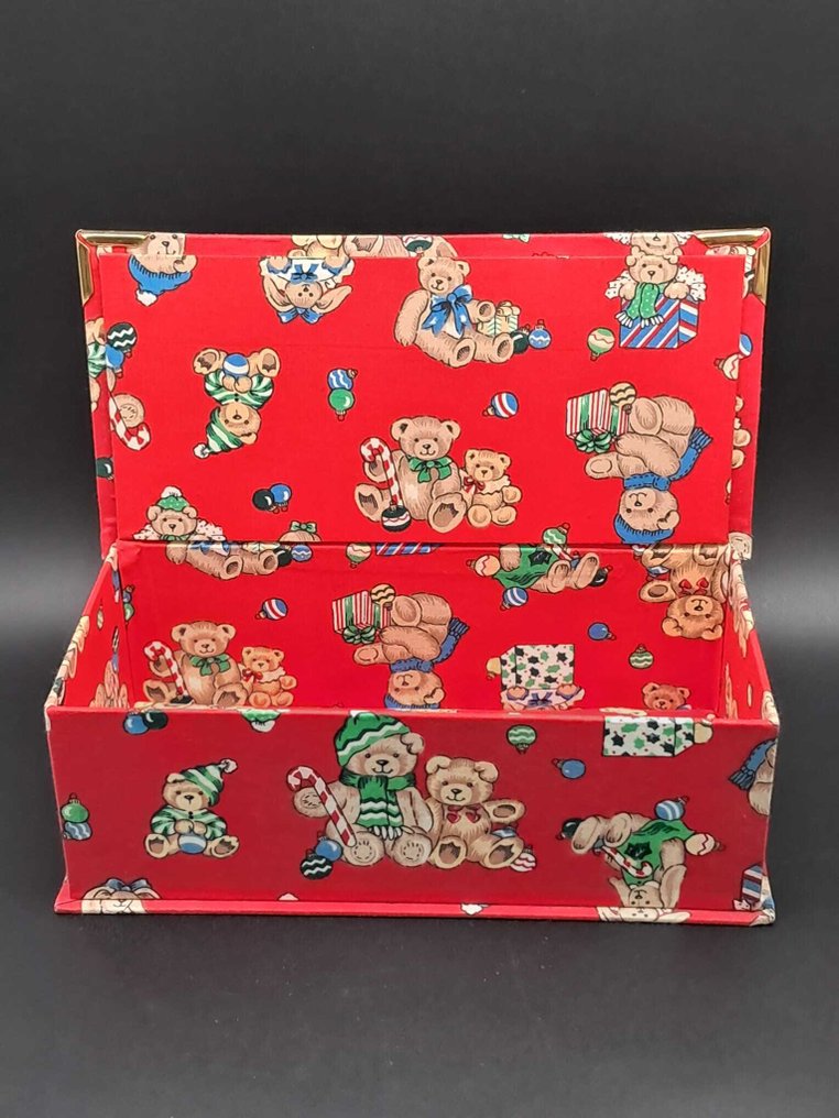 Κουτί (10) - Ταράνδοι - Μπλίκ, ύφασμα, κερί, κεραμικό #4.3