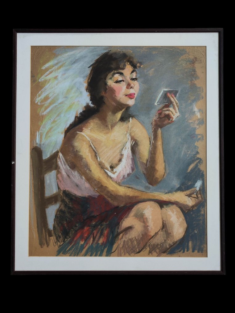 Ellen de Tombay (1918-1998) - Retrato con Espejo #2.1