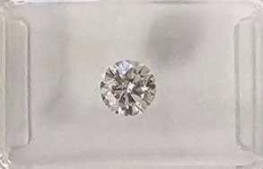 1 pcs Diamond (Natural) - 0.43 ct - Round - D (colourless) - VVS2 - International Gemological Institute (IGI) - Brilliant Diamond #2.1