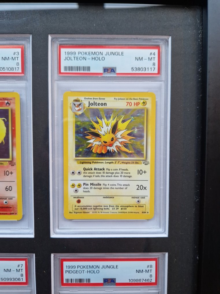 Pokémon - 16 Graded card - Clefable, Electrode, Flareon, Jolteon, Kangaskhan, Mr. Mime, Nidoqueen, Pidgeot, Pinsir, Scyther, Snorlax, Vaporeon, Victreebel, Venomoth, Vileplume, Wigglytuff Folie, Holo - PSA 8 - WOTC #4.3