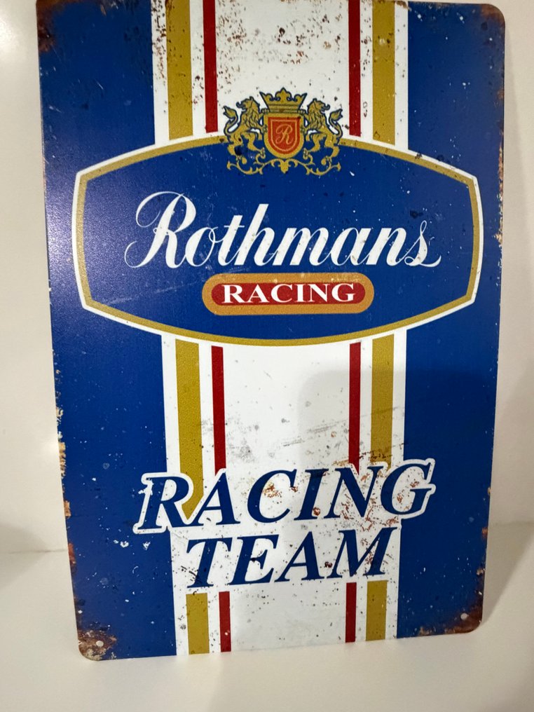Figurka reklamowa - Pojedynczy zespół wyścigowy Rothmans Racing Team American Tin Advertising. - 2000-2010 #2.1