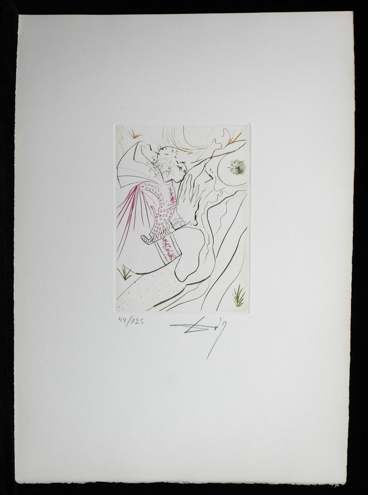 Salvador Dali (1904-1989) - Le Decameron - Le Péché Partagé #1.0