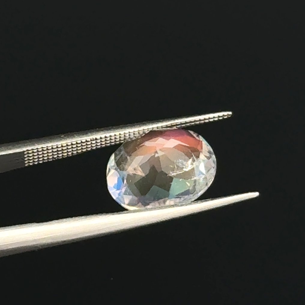 没有保留价 白色 月光石 - 1.72 ct - 国际宝石研究院(IGI) - 彩虹效应 #3.2
