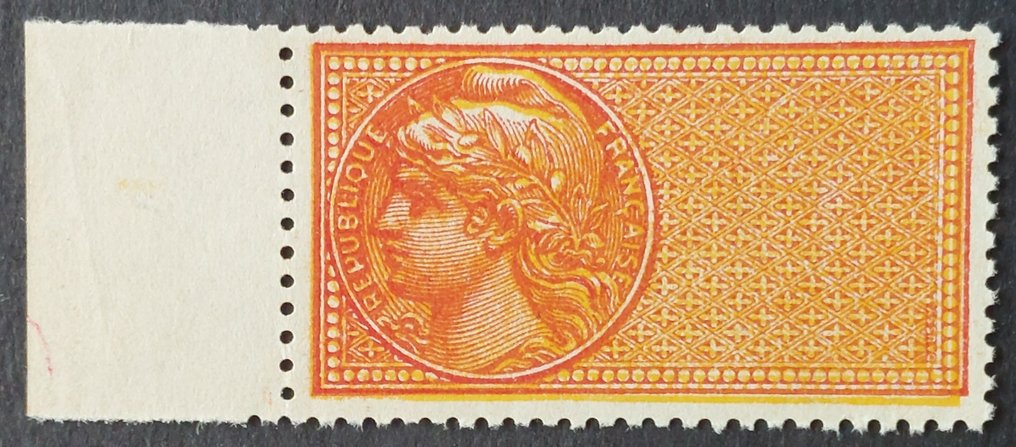 Γαλλία 1924 - Ταχυδρομικά δέματα, τύπος Daussy, ποικιλία χωρίς λεζάντα, πιστοποιητικό Cérès - Yvert Colis Postaux 33c #1.0