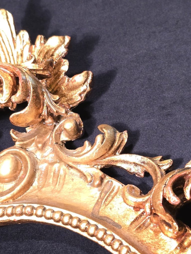 框架 - 镀金木 - 古董金色木质边框 #4.3