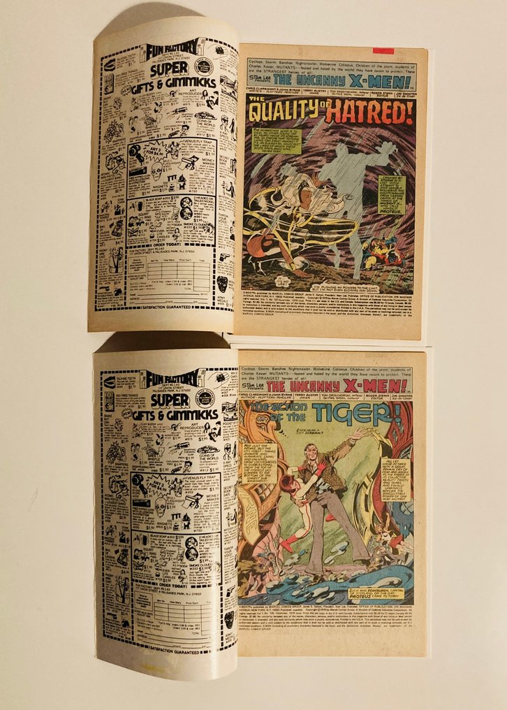 X-Men #127 #128 - Proteus appearance - 2 Comic - Eerste druk - 1979 #1.0