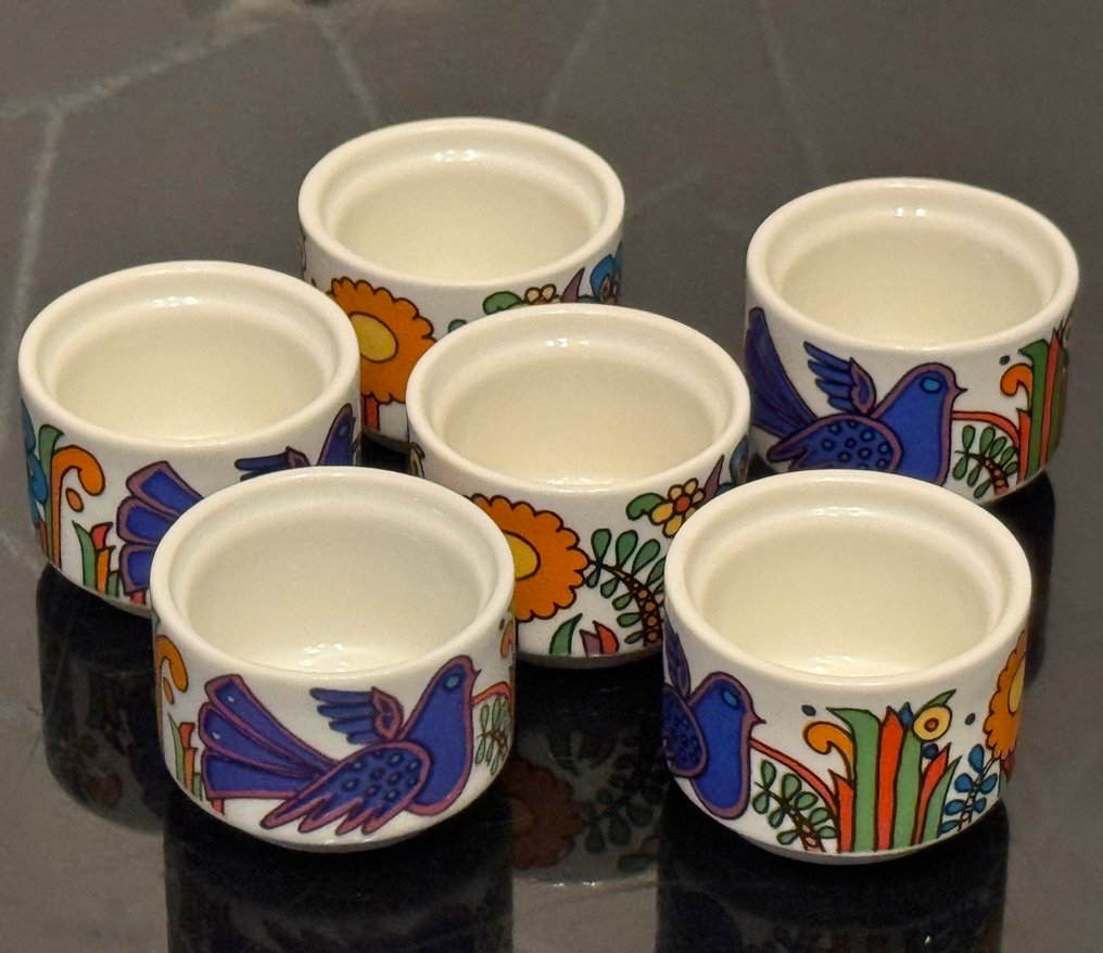 Äggkopp (6) - acapulco - Porslin #1.0