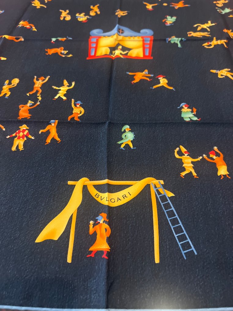 Bvlgari seta foulard firmato davide pizzigoni - 時尚配飾套裝 #2.1