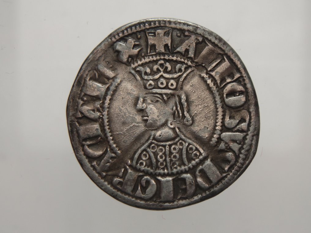 Kingdom of Aragon. Alfons II (1285-1291). Croat Barcelona #1.0