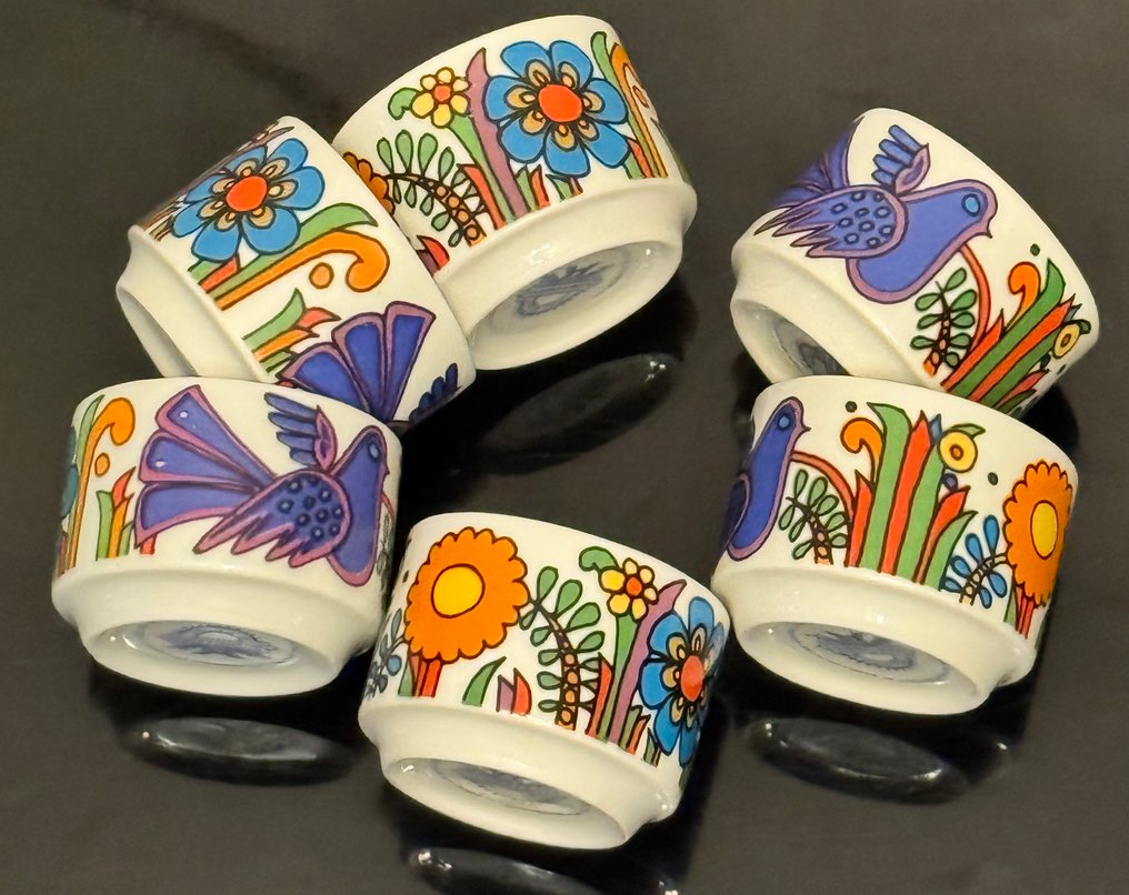 Äggkopp (6) - acapulco - Porslin #1.0