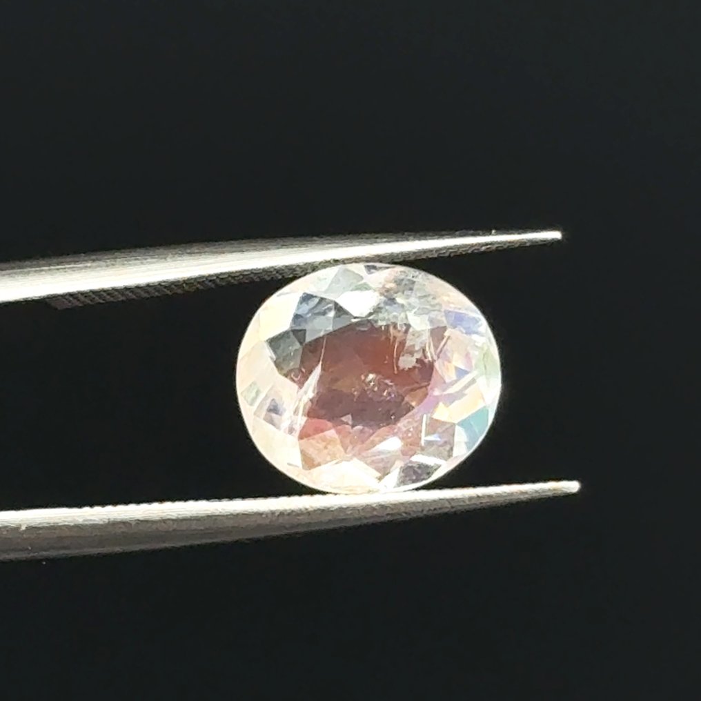 没有保留价 白色 月光石 - 1.72 ct - 国际宝石研究院(IGI) - 彩虹效应 #2.1
