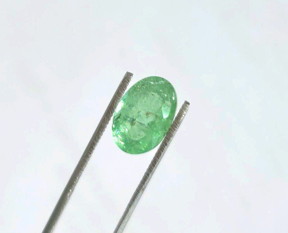 1 pcs  綠色 帕拉伊巴碧璽  - 2.03 ct - 國際有色寶石協會 (ICA GemLab) #2.1