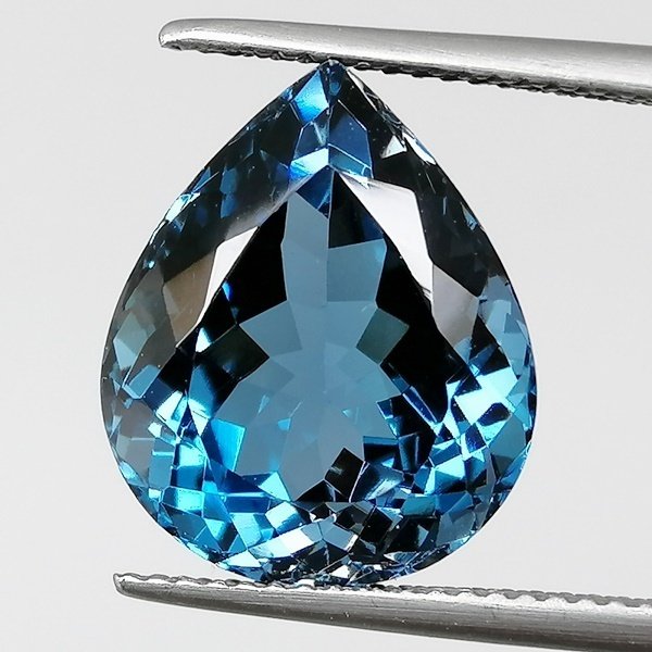 Μπλε Τοπάζιο  - 13.55 ct - Instituto Gemólogico Español (IGE) #1.0