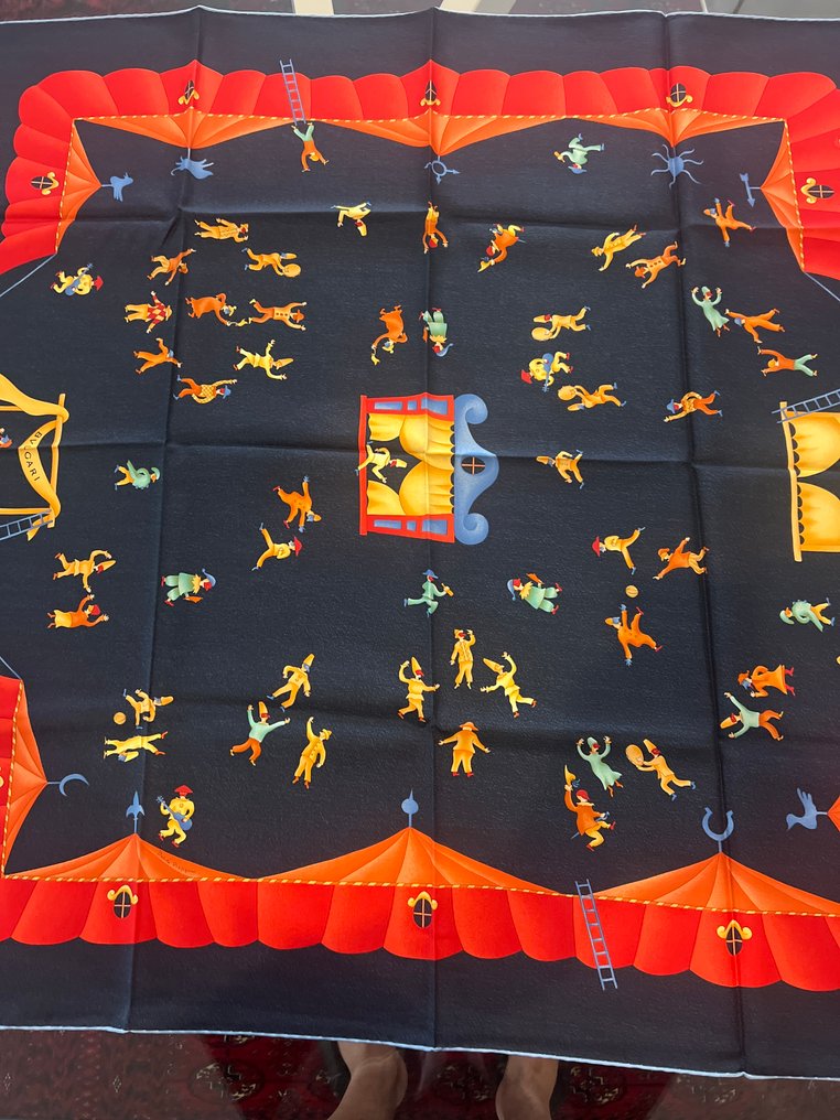 Bvlgari seta foulard firmato davide pizzigoni - 時尚配飾套裝 #1.0