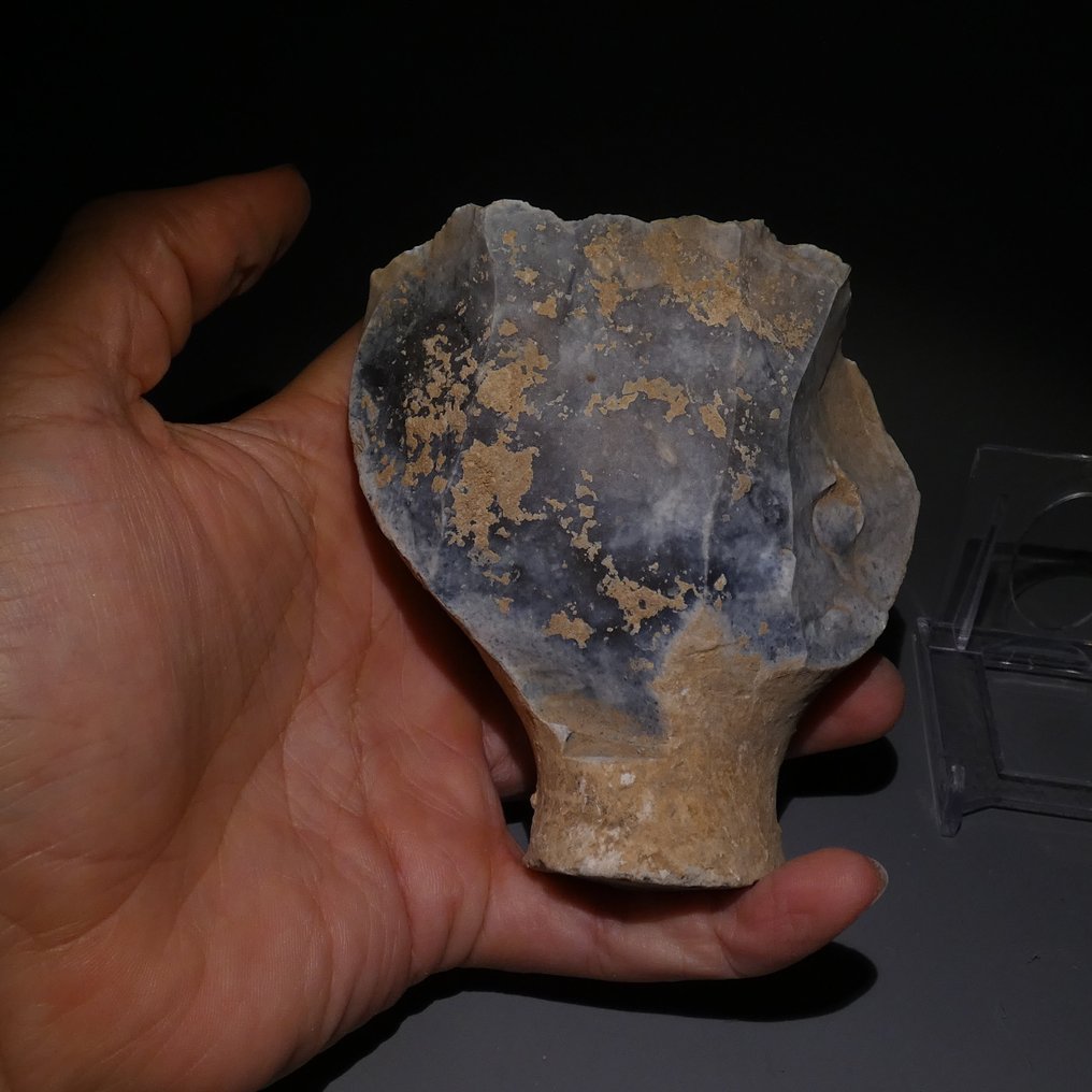 新石器时代 大燧石。12厘米长的刀 - 公元前5000年 斧  (没有保留价) #4.3