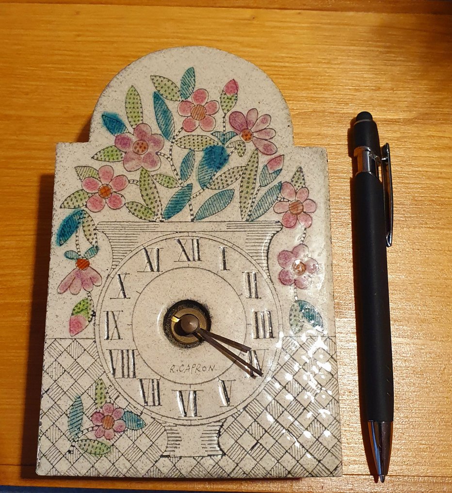 Wall clock - Roger Capron -  Modern Stoneware - 1970-1980 #4.3