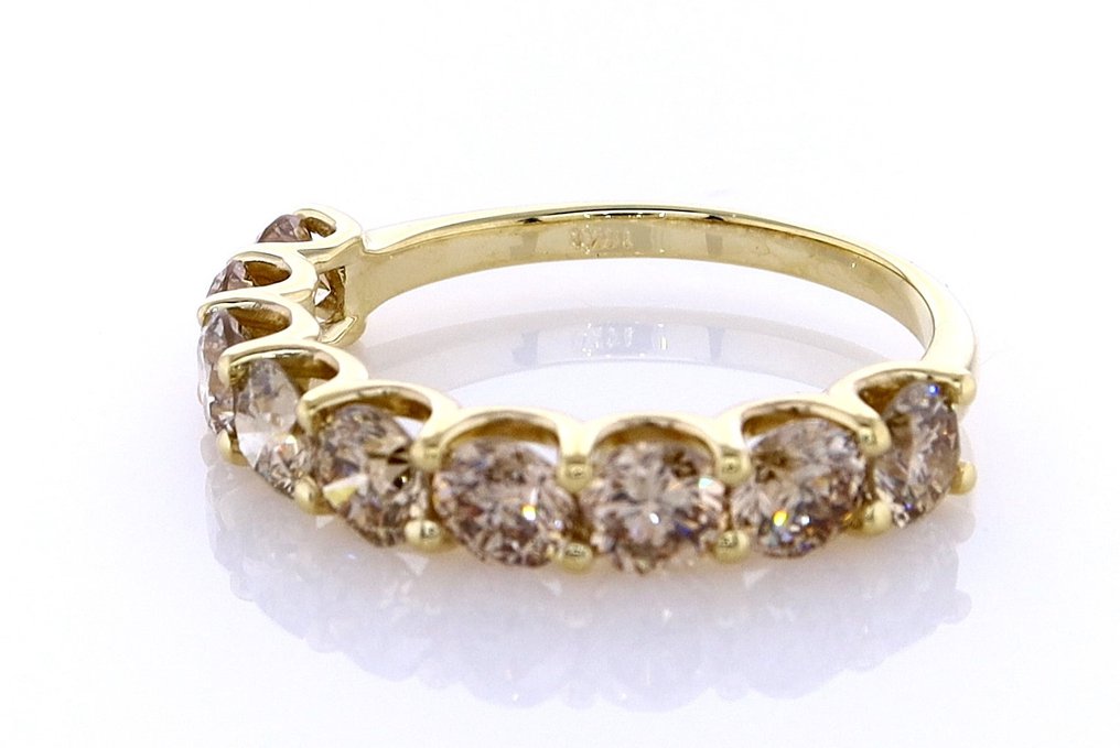 沒有保留價 - 戒指 - 14 克拉 黃金 -  2.22ct. tw. 鉆石 (天然彩色) #2.1