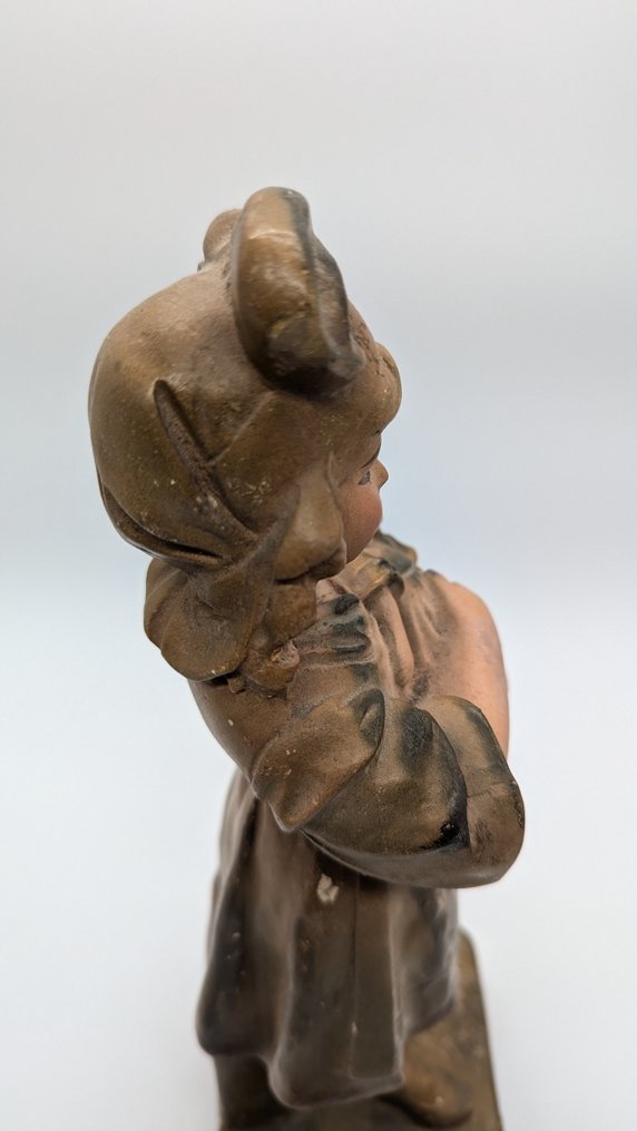 Γλυπτό, Ma poupée - 35 cm - Terracotta #4.3