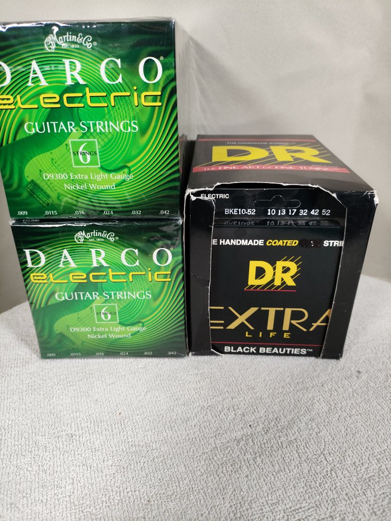 Darco and DR Tite Fit snaren - D9300 / BKE10-52 -  - Elektromos gitár - Mexikó  (Nincs minimálár) #1.0