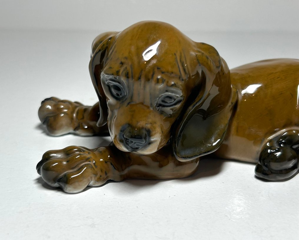 Rosenthal - 雕像 - Dachshund Designed by Georg Küspert - 瓷 #4.3