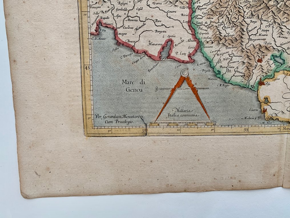 Italy - Romagna, Parma; G. Mercator - Romandiola cum Parmensi Ducatu. - 1621-1650 #3.2