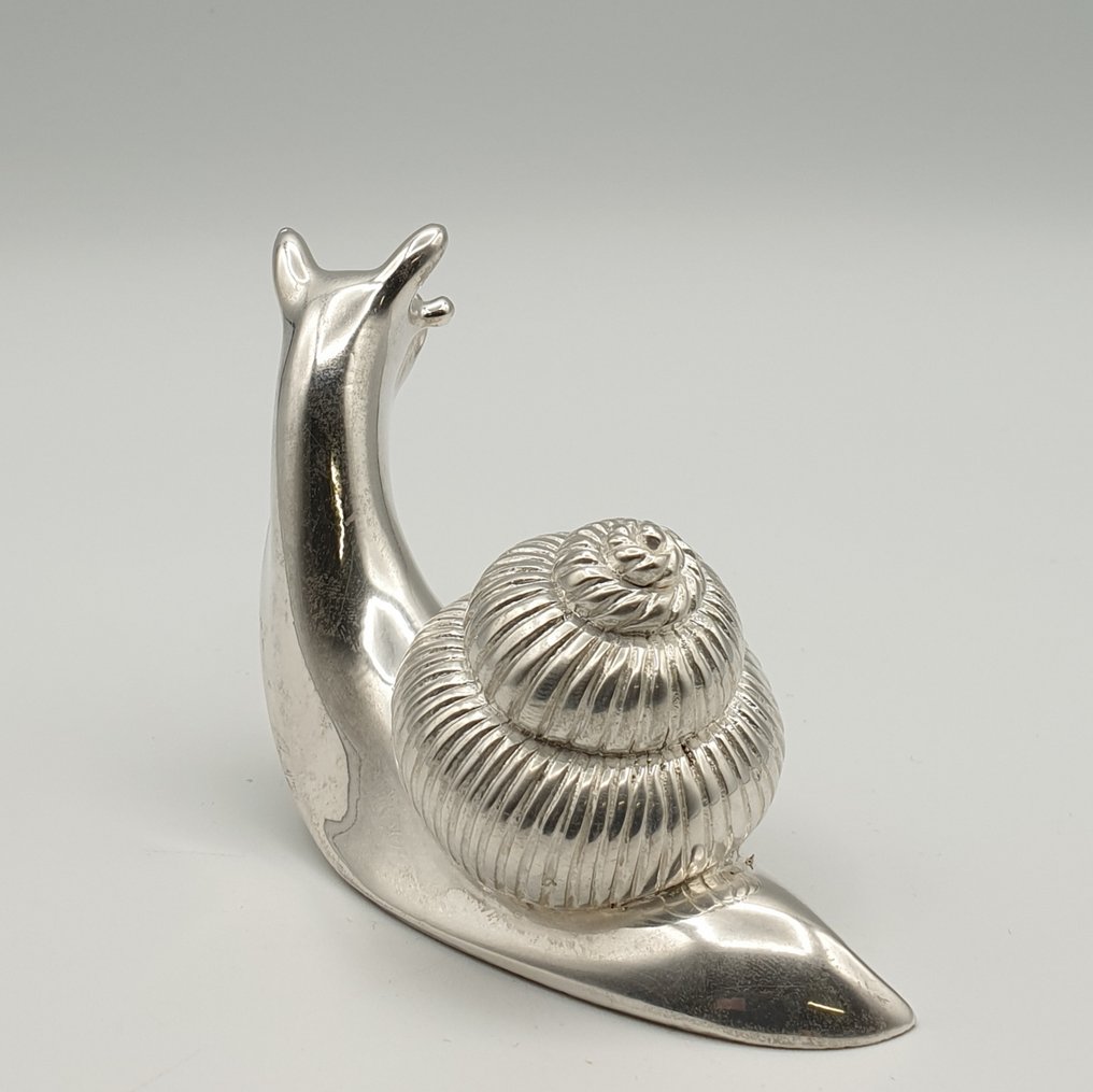 Bartolini e Bartolozzi - Firenze - Lumaca rivestita in Argento 970 - 玩具人偶 - 镀银, .970 银 #3.2