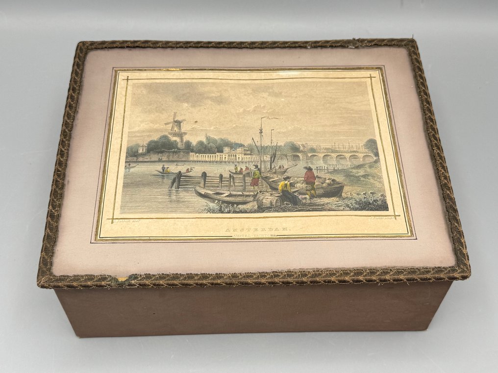 Box - Glass, Cotton, Carton - Charming storage box #2.1