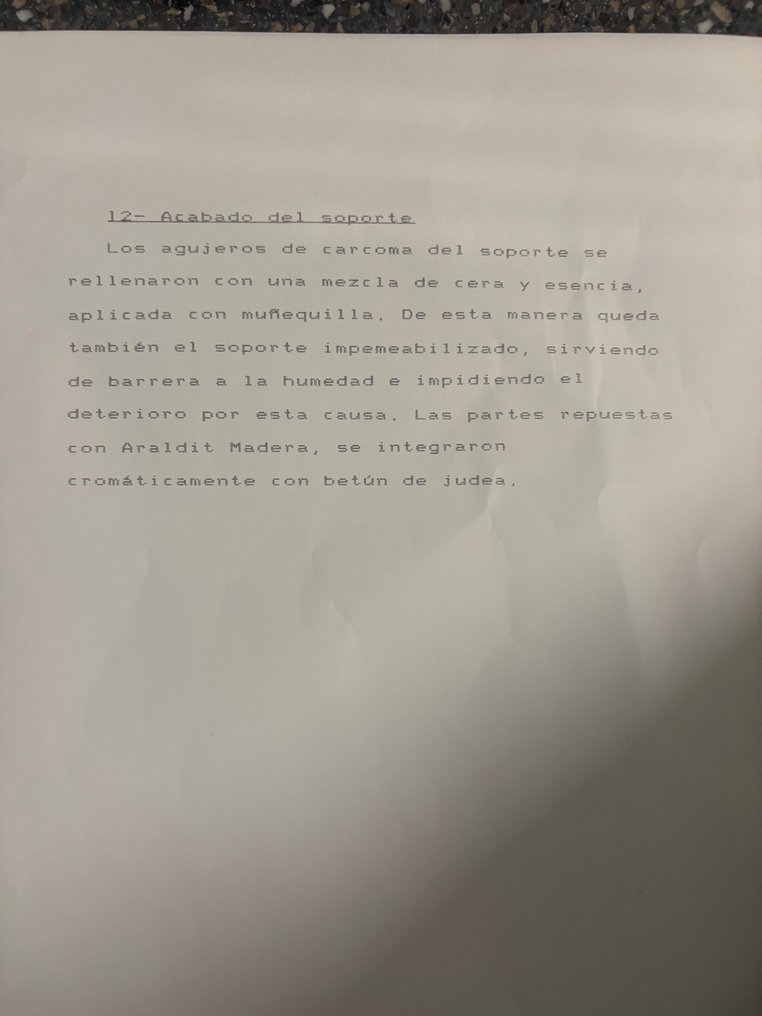 Spanish school (XVII-XVIII) - Calvary with altarpiece frame #4.3