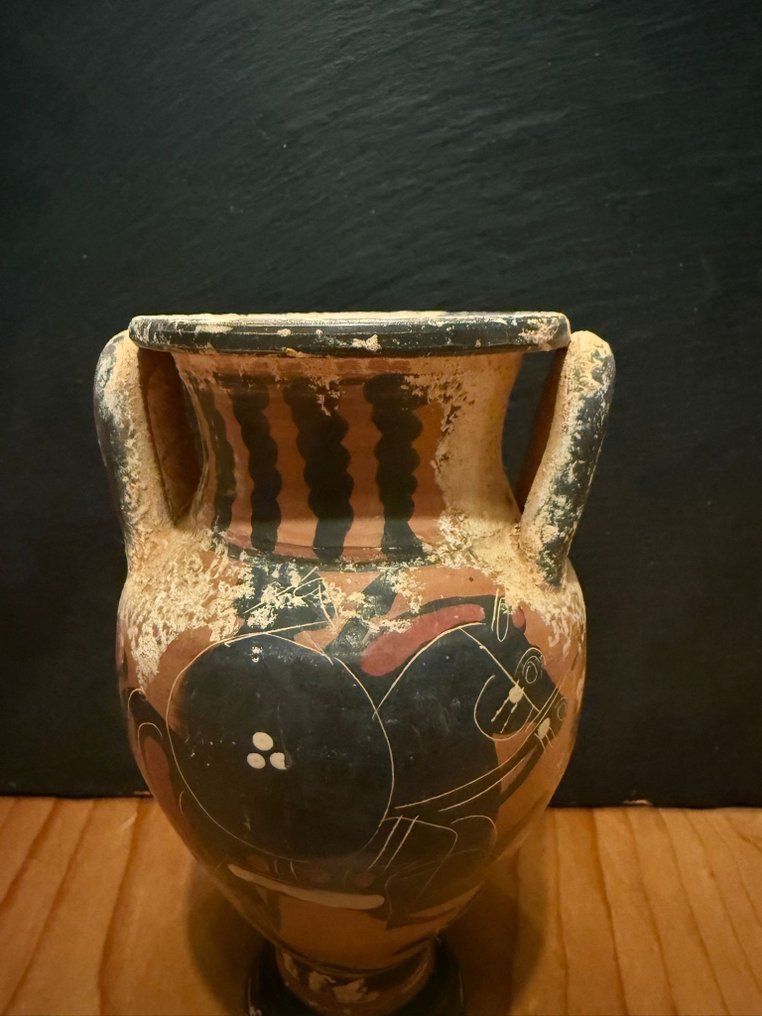 Antikens Grekland Terrakotta replika anfora - 14 cm #1.0