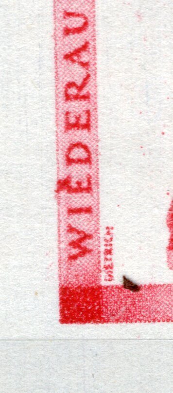 巴登-法国区域 1949 - 弗赖堡块对与板块缺陷 + 段落 - Michel Block 1 A/B, 38/41 A #2.1