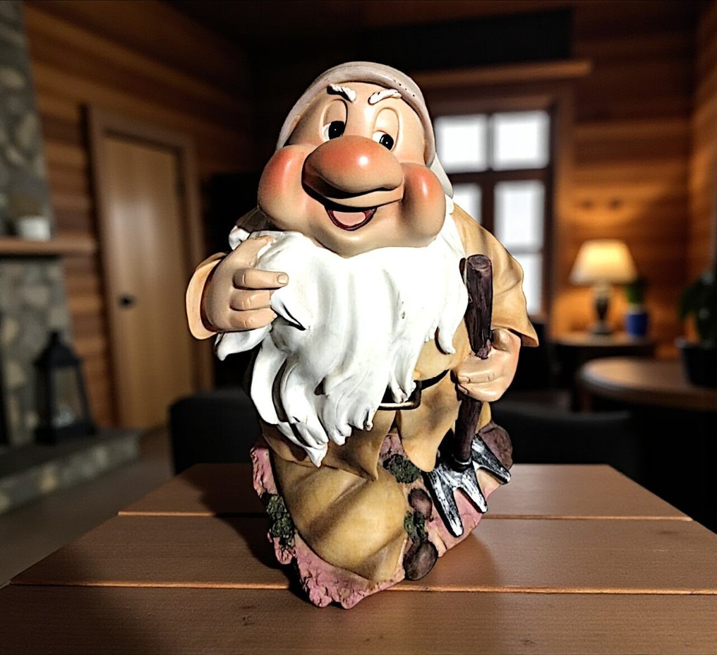 Disney - Statua, Statua Gongolo Sette Nani in plastica dura - 30 cm - Plastica #3.2