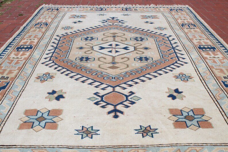 Tæppe - 270 cm - 186 cm - tyrkisk Oushak-tæppe #1.0