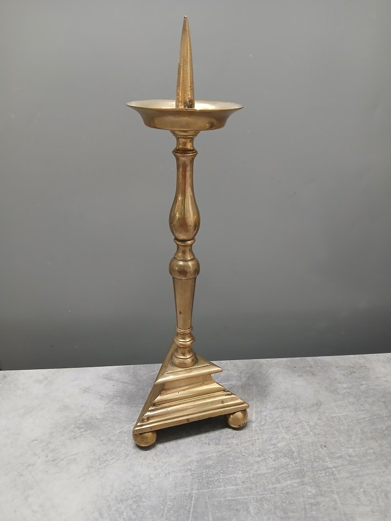 小烛烛台 - 黄铜 - 路易十四时代 #2.1
