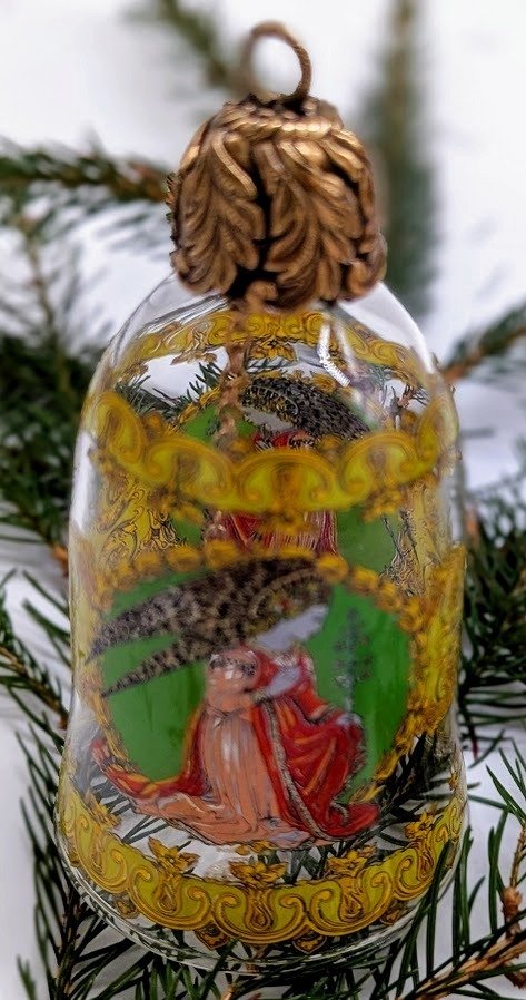 Versace - Christmas decoration Rosenthal - XL Christmas bell, 'L'ange Gabriel' + original box - Porcelain #1.0