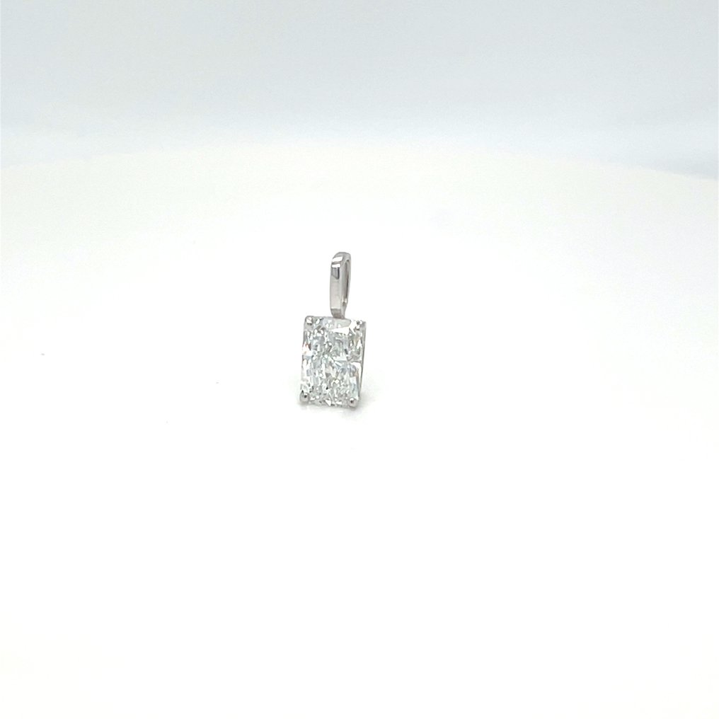 没有保留价 - 吊坠 - 14K包金 白金 - 1.09ct. tw. 钻石 (实验室培育) #3.2
