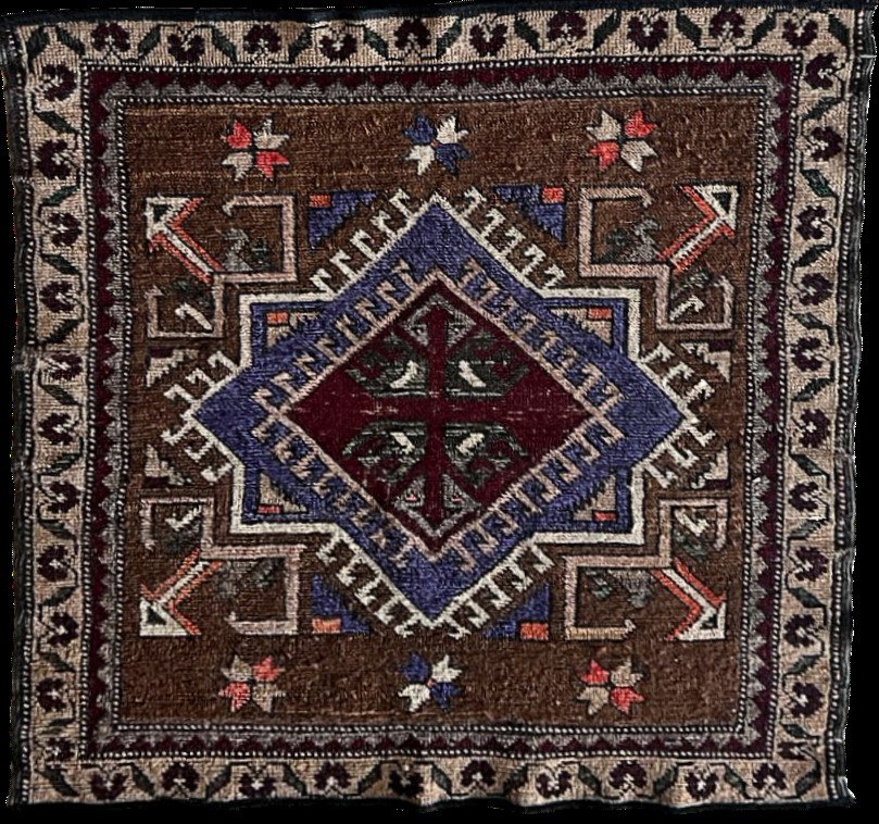 高加索人 - 凯利姆平织地毯 - 105 cm - 85 cm - 古老的高加索的 Kelim #2.1