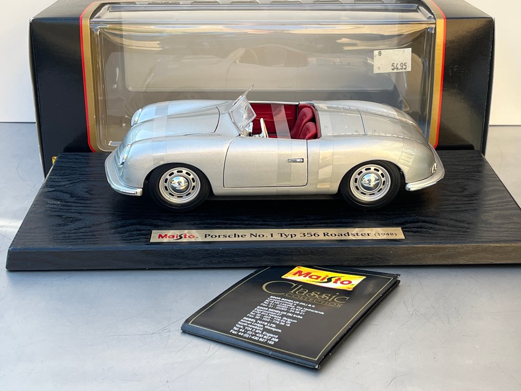 Special Edition series By Maisto 1:18 - 模型跑车 - Porsche No.1 Typ 356 Roadster - 稀有！高度收藏！全新旧存货！ #1.0