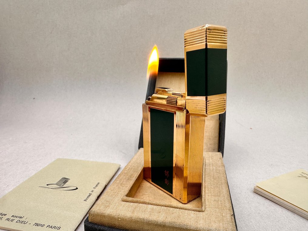 S.T. Dupont - ligne 1 - Αναπτήρας - Gold-plated, Λάκα #4.3