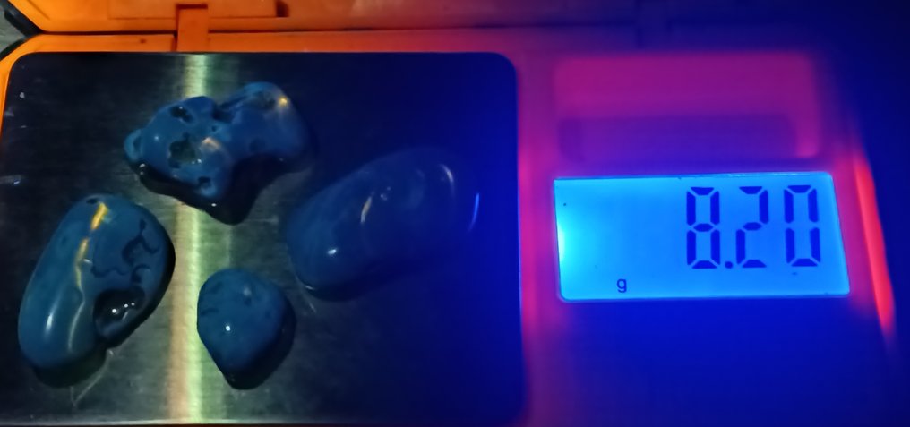 4 pieces of amber with inclusions - Amber - 0 mm - 0 mm  (No Reserve Price) #3.2