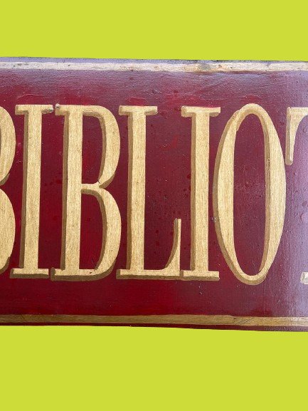 标志 - 铁, 图书馆的老师 #4.3