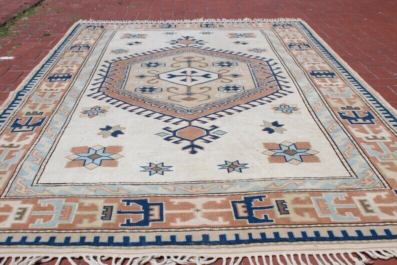 Tæppe - 270 cm - 186 cm - tyrkisk Oushak-tæppe #4.3