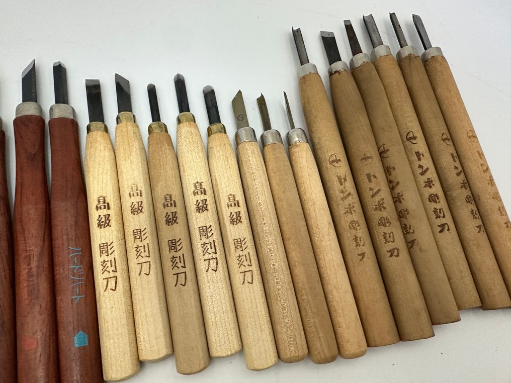 雕刻, Japanese carving knives, multiple items for sale 彫刻刀 - 18 cm - 鐵 #2.1