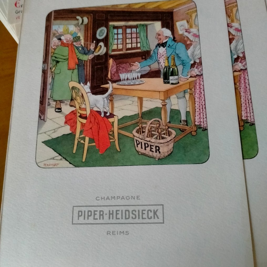 Teemakokoelma - samppanjan etikettit ja menut #3.2