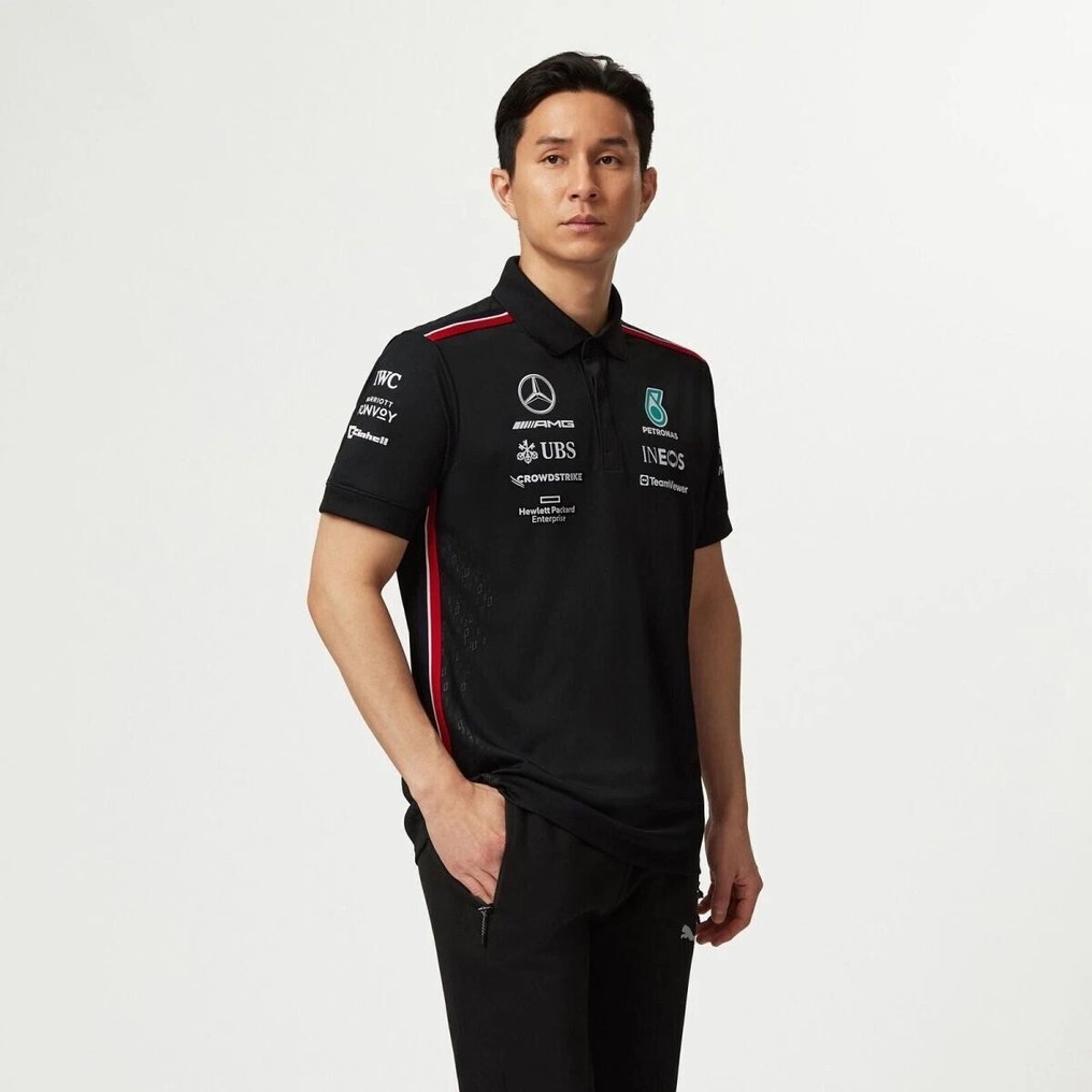 Mercedes AMG Petronas F1 Team Black Driver Polo - Μπλούζα πόλο - New with tags #4.3