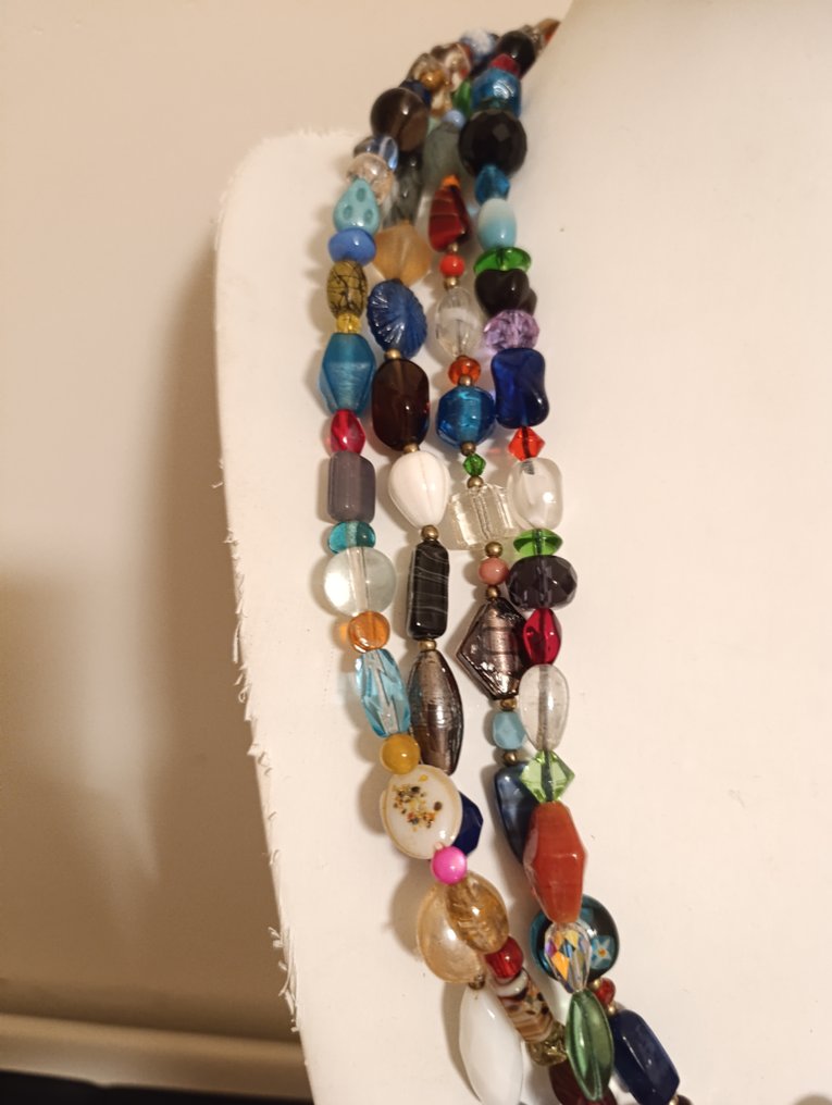 Vetro Murano 复古 - 頸鏈 - 70年代项链 #4.3