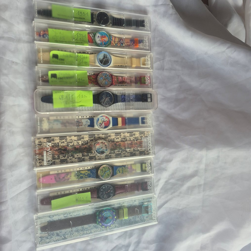 Swatch - Swatch 10 watchs NOS - No reserve price - Unisex - 1990 #1.0